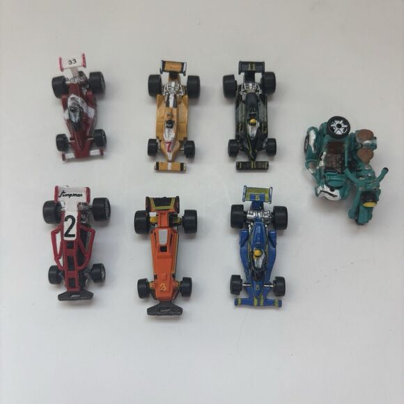 VTG Micro Machines 1980s Race Car Collection & Motorcycle Sidecar Galoob - Picture 7 of 7